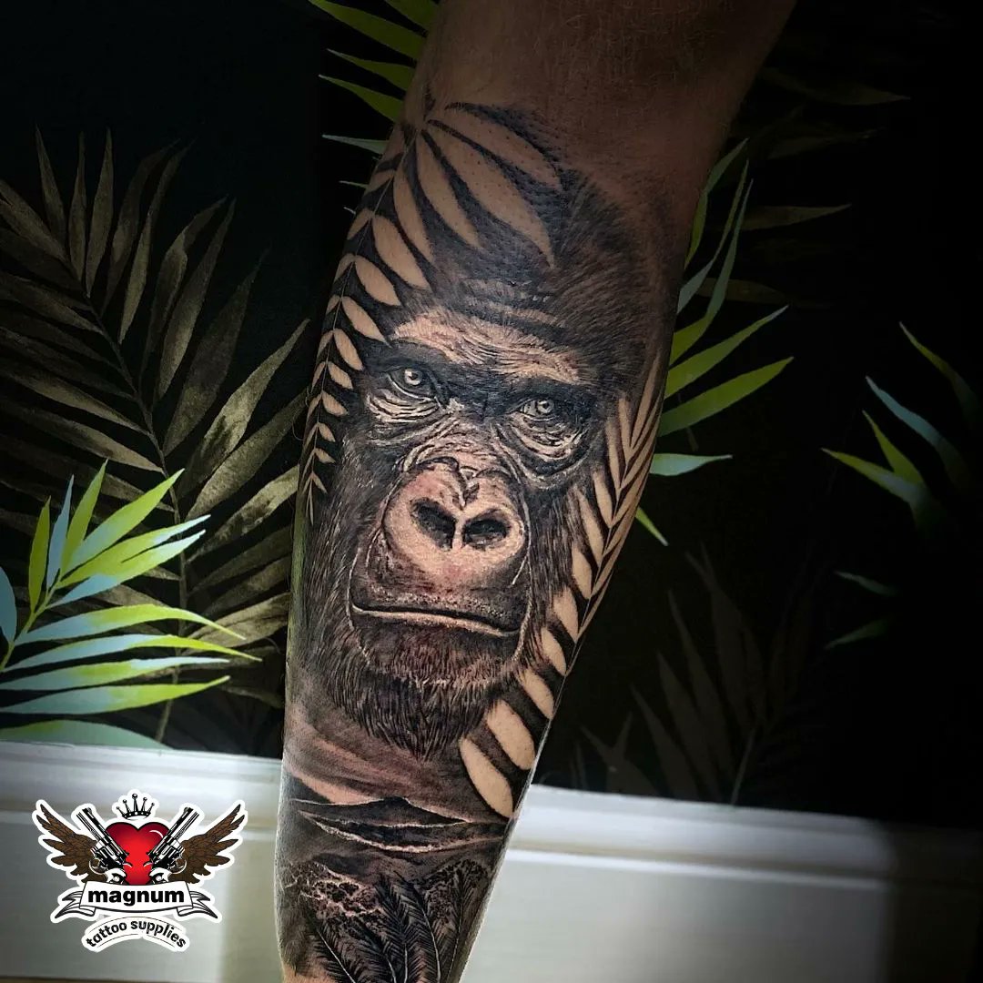 190+ Magnificent Gorilla Tattoo Designs With Meanings (2024) -  TattoosBoyGirl | Gorilla tattoo, Animal tattoos for men, Tattoo artists