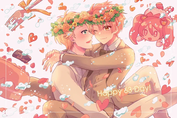 Happy 63 Day!大好きの溢れる二人に幸あれ!💛🧡
#6月3日はナギみつの日
#ナギみつの日 