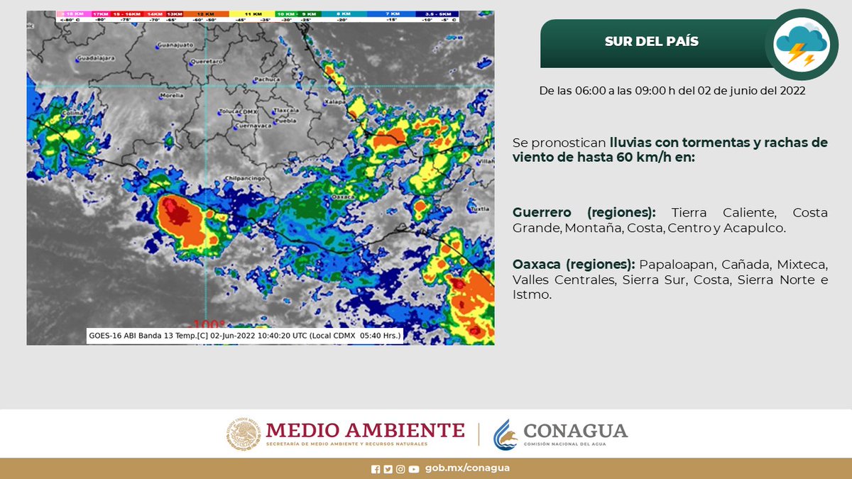 CONAGUA Clima tweet media