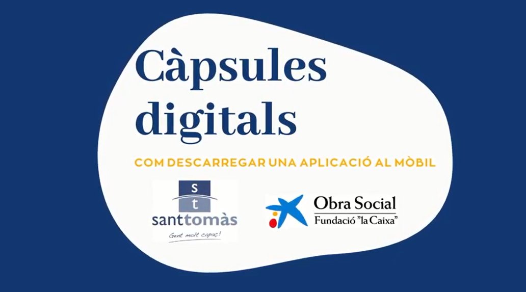 _dincat's tweet photo. 📢Ja has vist les càpsules digitals de @SantTomas_ creades per afavorir la inclusió tecnològica de les persones amb discapacitat intel·lectual?? Amb el suport de @FundlaCaixaCAT.
Una eina molt útil! 👏👏👏
Les pots veure aquí! 👉https://t.co/7pAaMFqWGK https://t.co/1MWbJeHI0q