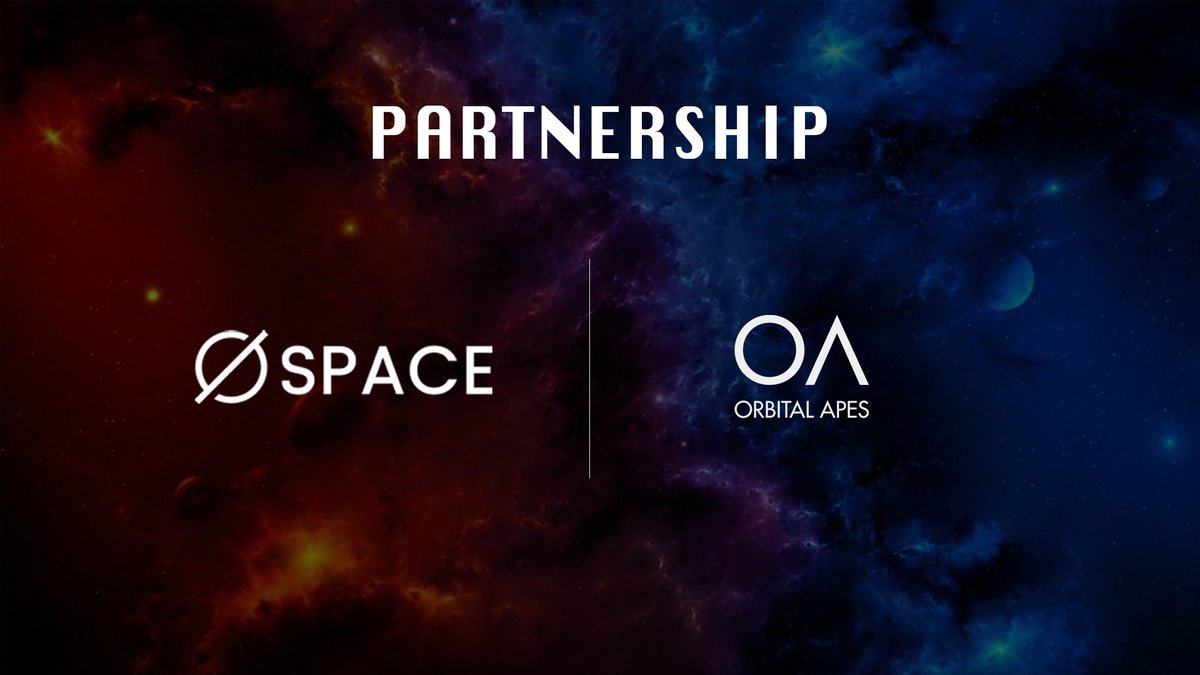 1/ Spacers🪐, announcing our partnership with <a href="/OrbitalApes/">ORBITAL APES ☄️</a> , one of the leading NFT projects on <a href="/EvmosOrg/">Evmos // evmOS ☄️</a> . Welcome Apes into Space. Integrating NFT into DeFi is one of SpaceFi's innovations.

For the union of Spacers and Apes, giveaway👇
#Cosmos #zkSync #NFT