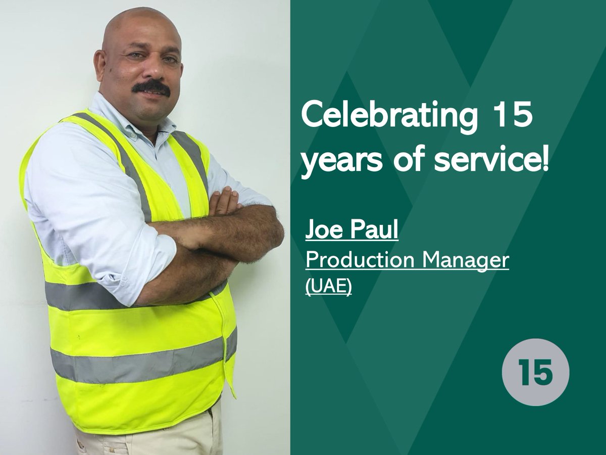 wellube's tweet photo. #recognisingworkanniversaries
We are super proud of the hard work and commitment our Production Manager in the #uae, Joe Paul has put into building #wellube over the last 15 years!
The company's success &amp; growth depends on employees like you.
Congrats on this huge milestone, Joe! https://t.co/ECH3XDosaf