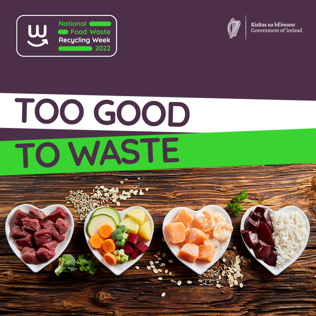 wexfordcoco's tweet photo. Too good to waste
Did you know 60% of food waste is avoidable?  By serving smaller portion sizes at meal times &amp; shopping smarter each household can significantly reduce their own food waste

#MyWaste #MyImpact #NationalFoodWasteRecyclingWeek https://t.co/VT7wcvyG66