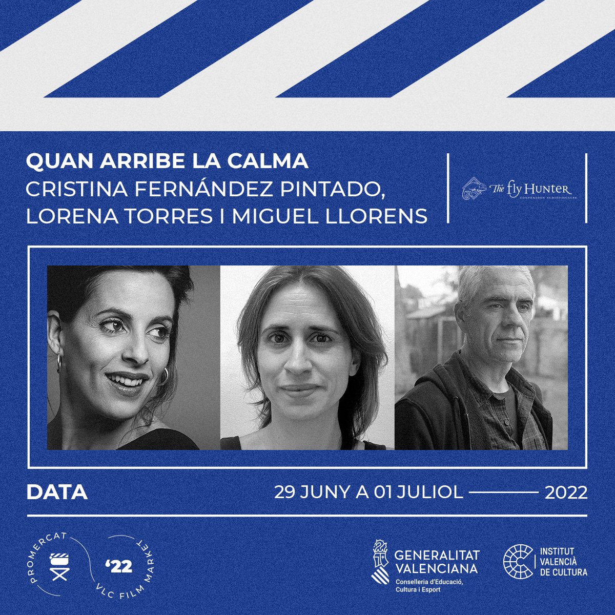 Pro Mercat (@pro_mercat) on Twitter photo Arriba al #PROMERCAT <a href="/the_fly_hunter/">The Fly Hunter</a> amb ‘Quan arribe la calma’. Aquesta productora valenciana compta amb quatre Premis Berlanga i cinc premis al Festival Internacional d’Alacant. Hi tindrem a Cristina Fernández Pintado, directora; Lorena Torres i Miguel Llorens. Arriba al #PROMERCAT <a href="/the_fly_hunter/">The Fly Hunter</a> amb ‘Quan arribe la calma’. Aquesta productora valenciana compta amb quatre Premis Berlanga i cinc premis al Festival Internacional d’Alacant. Hi tindrem a Cristina Fernández Pintado, directora; Lorena Torres i Miguel Llorens.