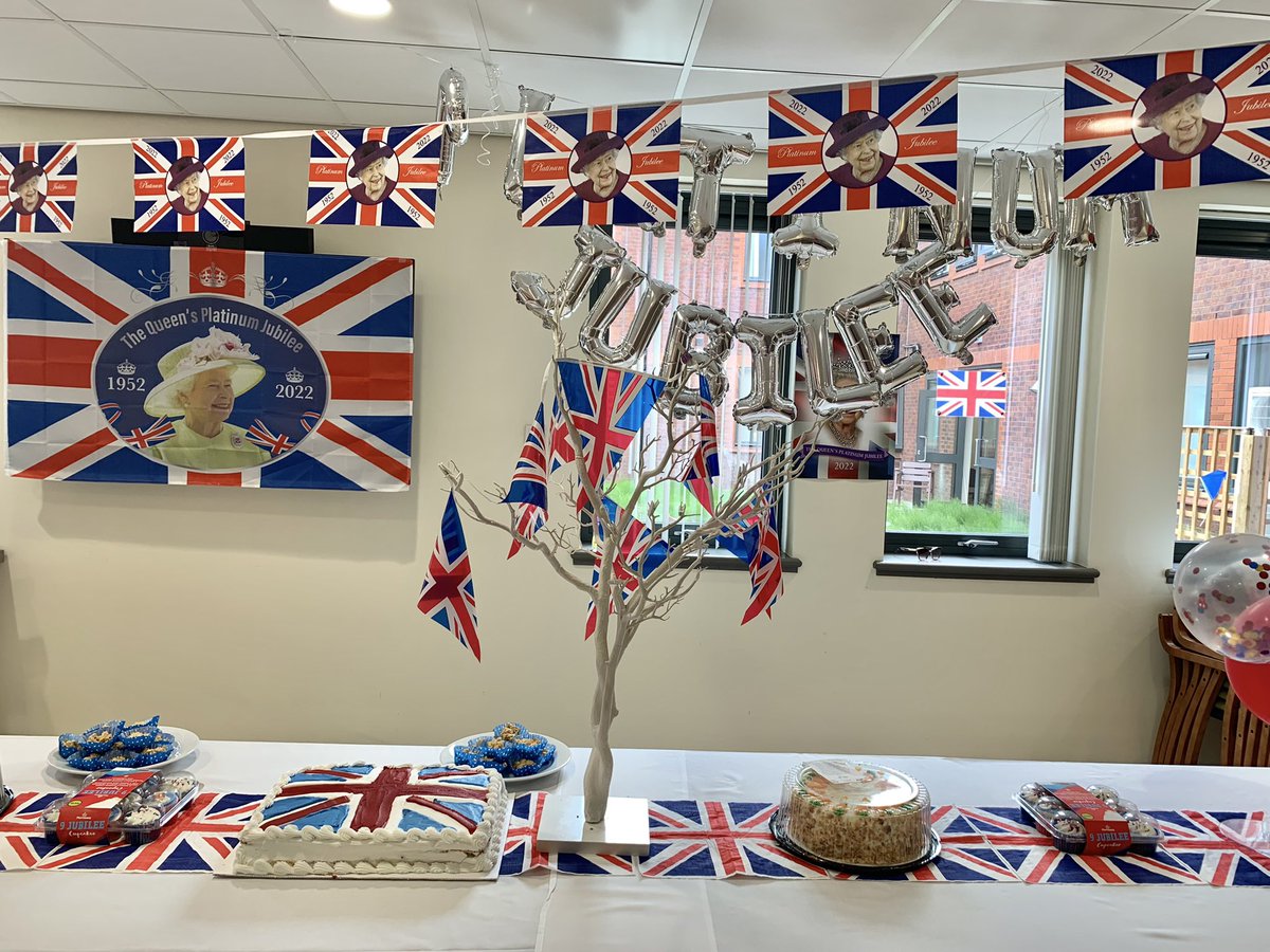 Longmoor house, are all ready to celebrate the jubilee with our fantastic patients and staff.