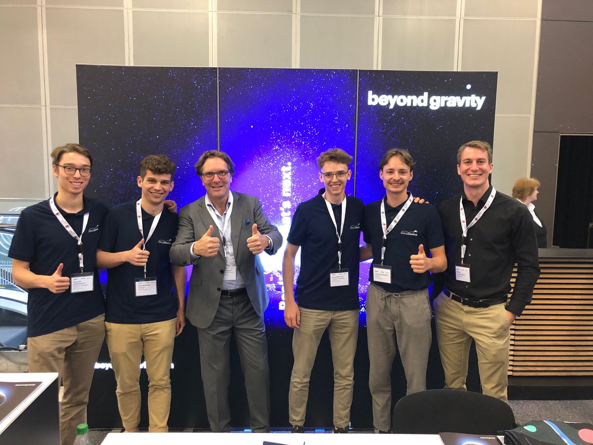 BeyondGravity_S's tweet photo. Happy to meet the glorious #spacehopper team again at the Aviation &amp; Space Symposium 2022 in St. Gallen 🇨🇭#ASS22 #BAM22. More about spacehopper: https://t.co/t4ORidwoBA https://t.co/o8pFXCLufk