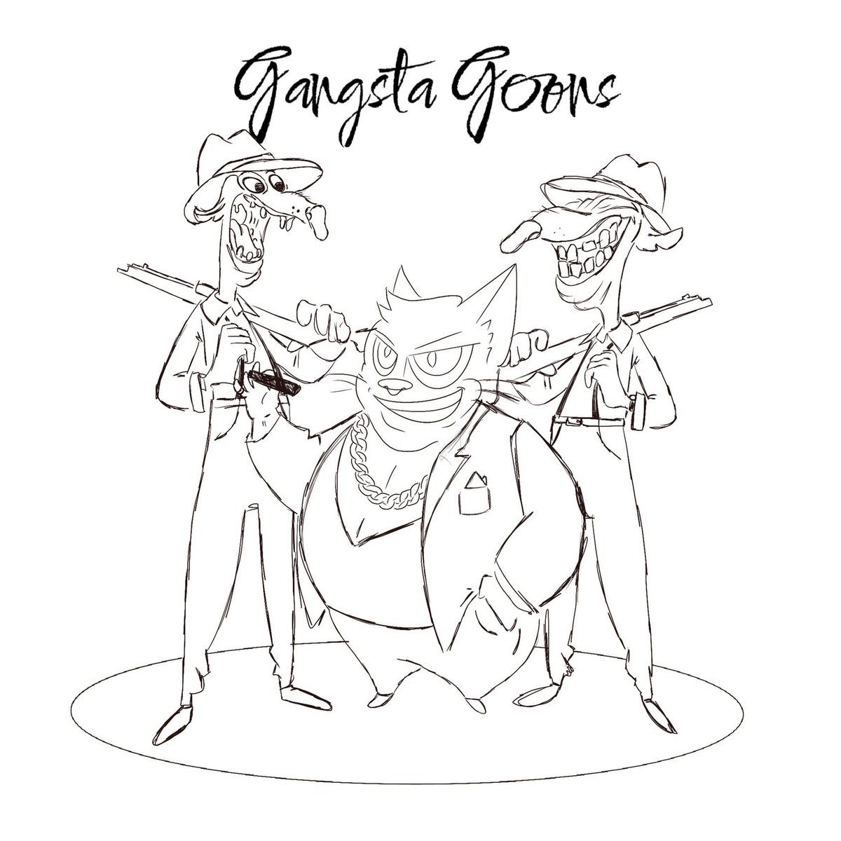 DavidBorza2's tweet photo. I want to present you the second art for the project. I tried very hard and I hope you appreciate it. (Attention to the chain 😂 ) I love everyone family ❤️ @SolanaNFTs @GangstaGoonz @apanbarbro_ @JamesuNFT https://t.co/lWsrs9o82a