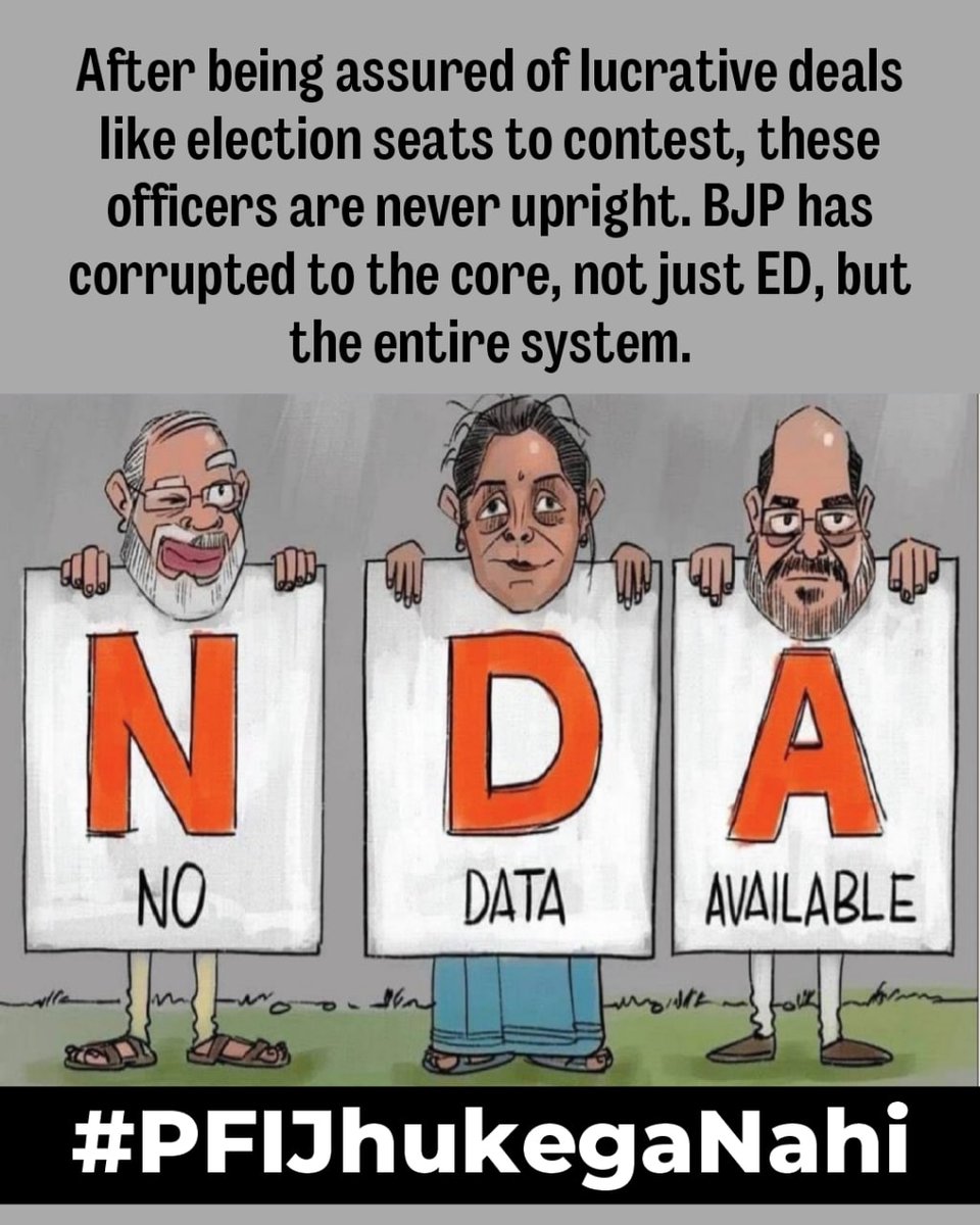 AboobackerS85's tweet photo. The BJP government believes that by tarnishing the image of social movements like PFI, they may put an end to their emancipatory efforts among the marginalized sections. #PFIJhukegaNahi https://t.co/xexFv9ZJ0n