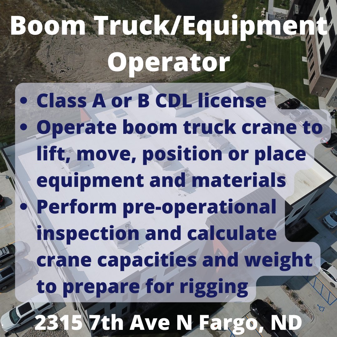 TectaDakotas's tweet photo. A key position of Warehouse Coordinator in Fargo is open for applications! They also are hiring commercial roofing foremen, commercial roofers, boom truck and equipment operators, roofing laborers, and sheet metal laborers. Apply in person or online https://t.co/vprLW4xwzP https://t.co/OVQRQIcdaI