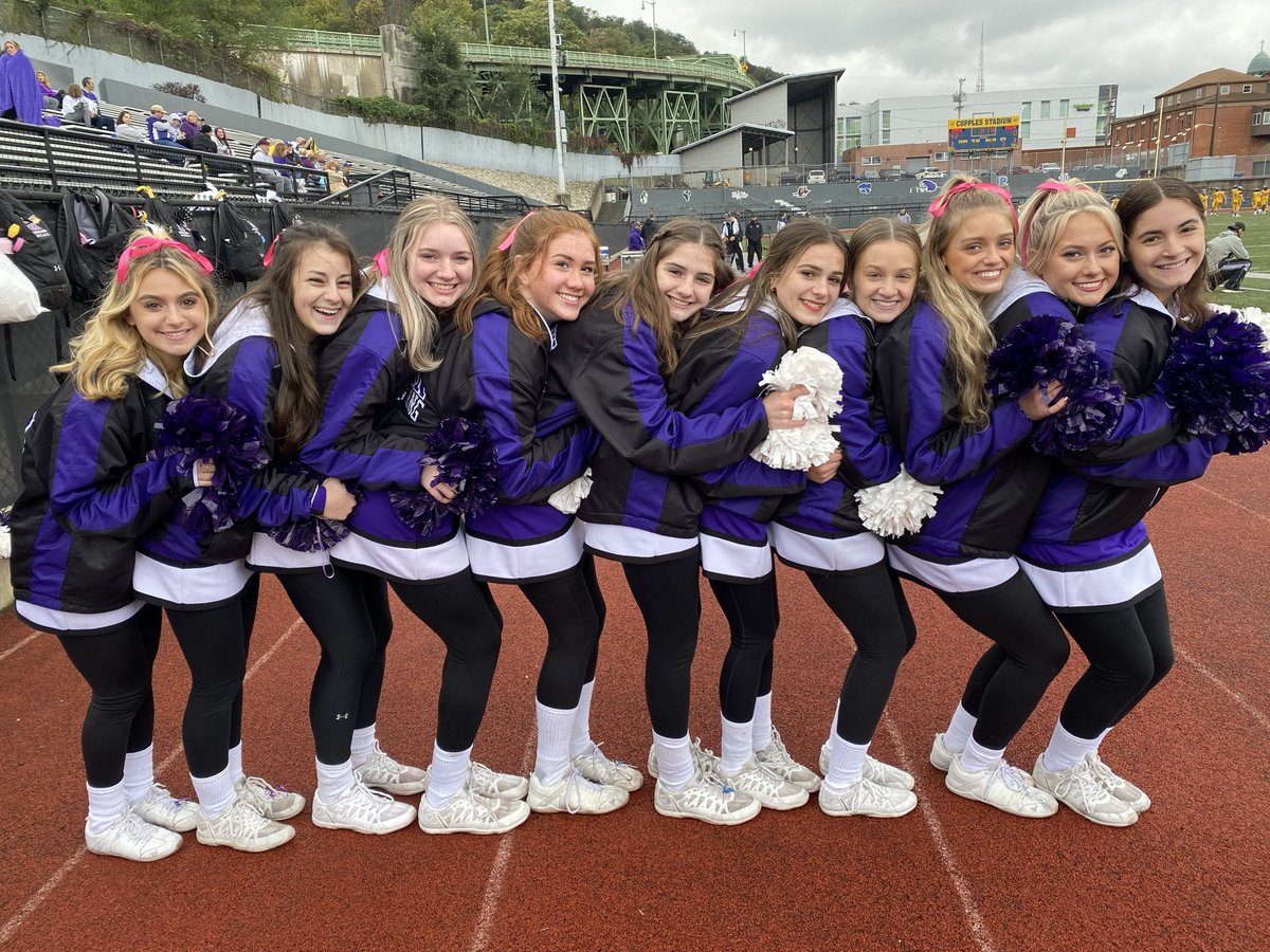BaldwinHSCheer's tweet photo. For the final time our Seniors will walk across the field tonight, but this time to graduate! 🎓 Congratulations to the Class of 2022 we are so proud of you.. YOU DID IT 👏🏻💜🤍 https://t.co/DQYBOtJOKf