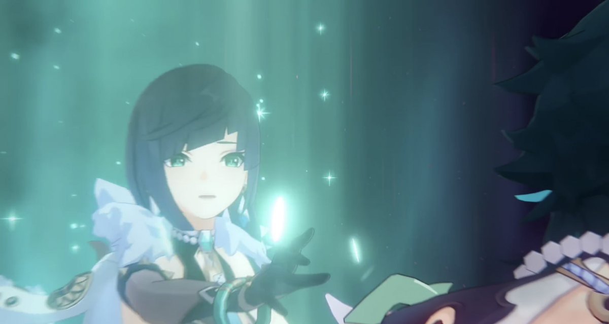 artwolfaja's tweet photo. // GENSHIN SPOILERS 

I CANNOT REMAIN SILENT ANY LONGER IM SORRY BUT THIS MOMENT GOT ME SOBBING SO HARD 😭😭😭 https://t.co/OanwHjvPJi