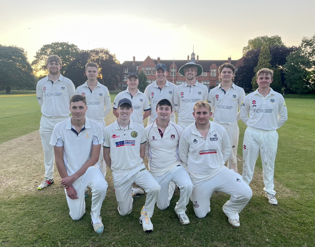 Harrygwm's tweet photo. 2 wins from 2 for HAUCC with a cracking 102* from Toby Parker last night 🏏 @FCNcharity @myoddballs @OddballsFDN @yellowwelliesuk @graynics @HarperAdamsSU https://t.co/qCMxSwcxkh