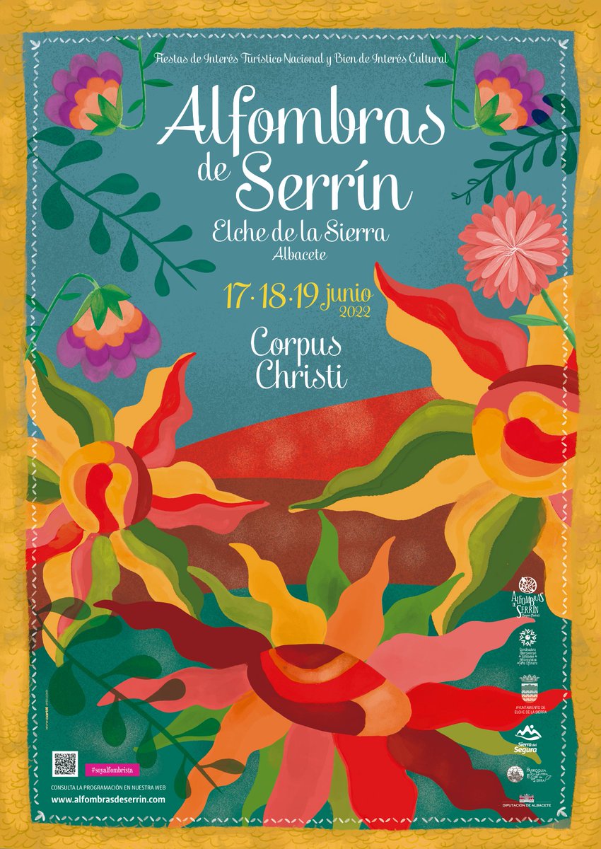 AlfombrasSerrin's tweet photo. ¡Ya podemos enseñaros el cartel de las Alfombras de Serrín 2022! Esperamos que os guste tanto como a nosotros https://t.co/B8H318pNiZ