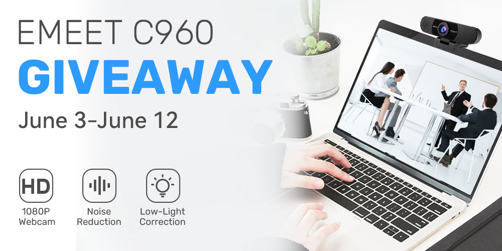 EMEET_Official's tweet photo. 📢EMEET is holding our first #giveaway this year🎉
Join now and win this delicate EMEET SmartCam C960!! 🔗https://t.co/9vmcrMUQh0
Rules
💫Follow us
💫RT & Like
💫Reply #EMEETC960
💫Optional Tag friend(s)
A winner will be announced on June 13🎁
Help us reach 3k followers!😆 https://t.co/iTMpEF5Dwt
