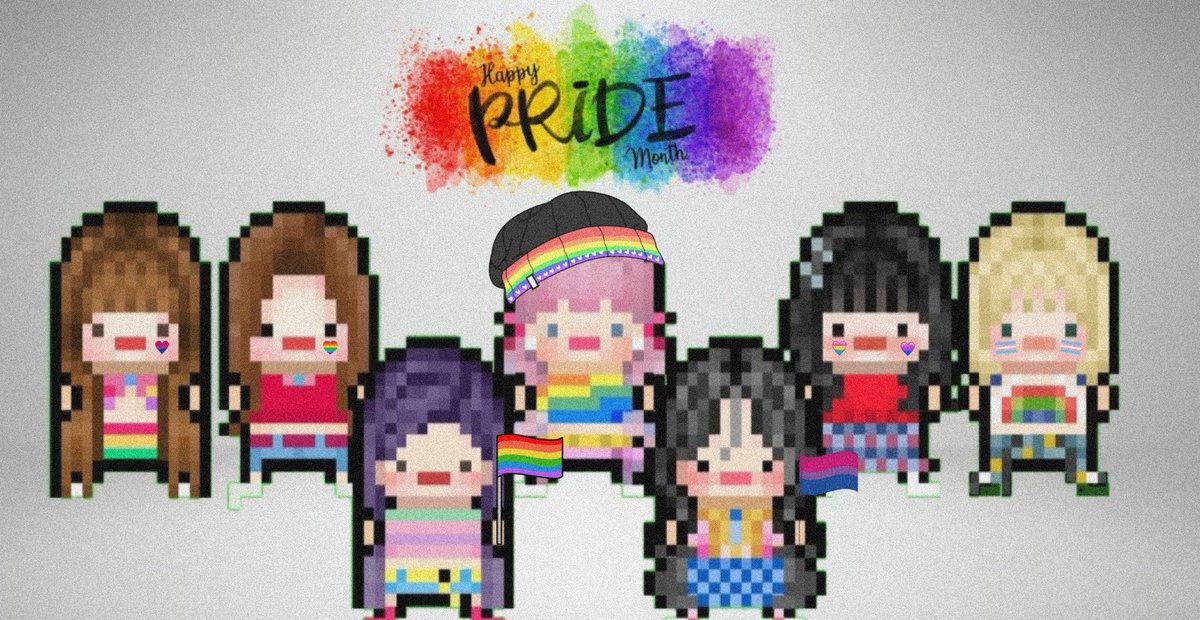 _GIRLSINTHEPARK's tweet photo. Happy Pride Month❣️🏳️‍🌈

#GIRLSINTHEPARK #RVBENT https://t.co/BdChKWkGZH