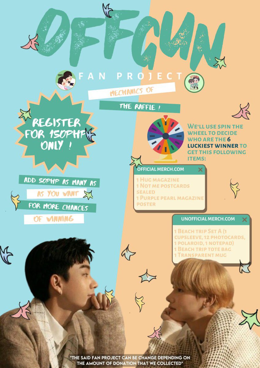 OffGun Donation Drive 2022

In collaboration with <a href="/OGBabiisPHamily/">OGBPH 🇵🇭</a> we proudly present to you our future project to celebrate Gun Atthaphan Birthday and OffGun Anniversary by having raffle game

For more info and for the mechanics, see photos and comment below