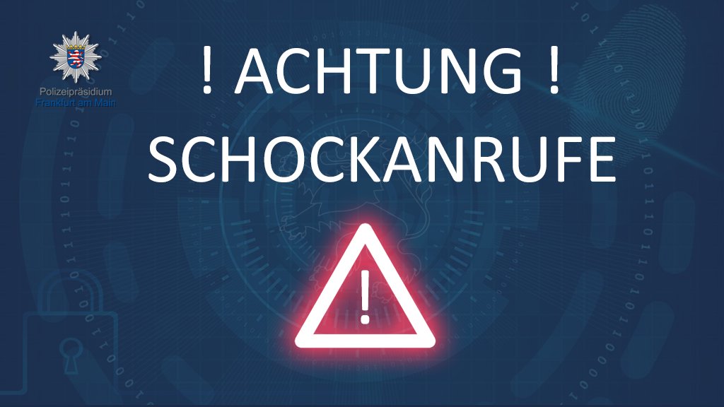 Polizei_Ffm's tweet photo. 🚨 ACHTUNG #SCHOCKANRUF 🚨

▶️Wir haben oft davor gewarnt, 
in diesem Fall mit Erfolg 👍

Ein Täter wurde festgenommen, 40.000€ wechselten nicht den Besitzer ⤵️
https://t.co/Z8ewh9Iv7S https://t.co/3BGaZat0kT