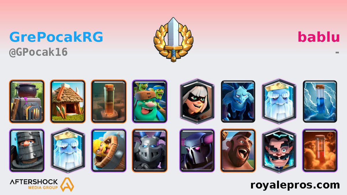 [12 Wins Grand Challenge Replay]

GrePocak❤️RG (<a href="/GPocak16/">GrePocak16</a>) vs bablu

Replays: statsroyale.com/watch/grand/16…

GC Logs: royalepros.com/viewprofile/88…

Powered by @ AMGinfluence