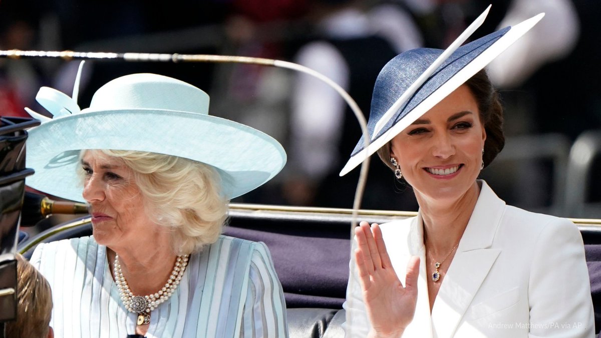 The queen’s Platinum Jubilee is underway. 

Four days of celebrations honoring Queen Elizabeth II’s 70 years on the throne began with Trooping the Color, an annual review of military traditions that has marked the sovereign's official birthday since 1760. apne.ws/gsYVdNs