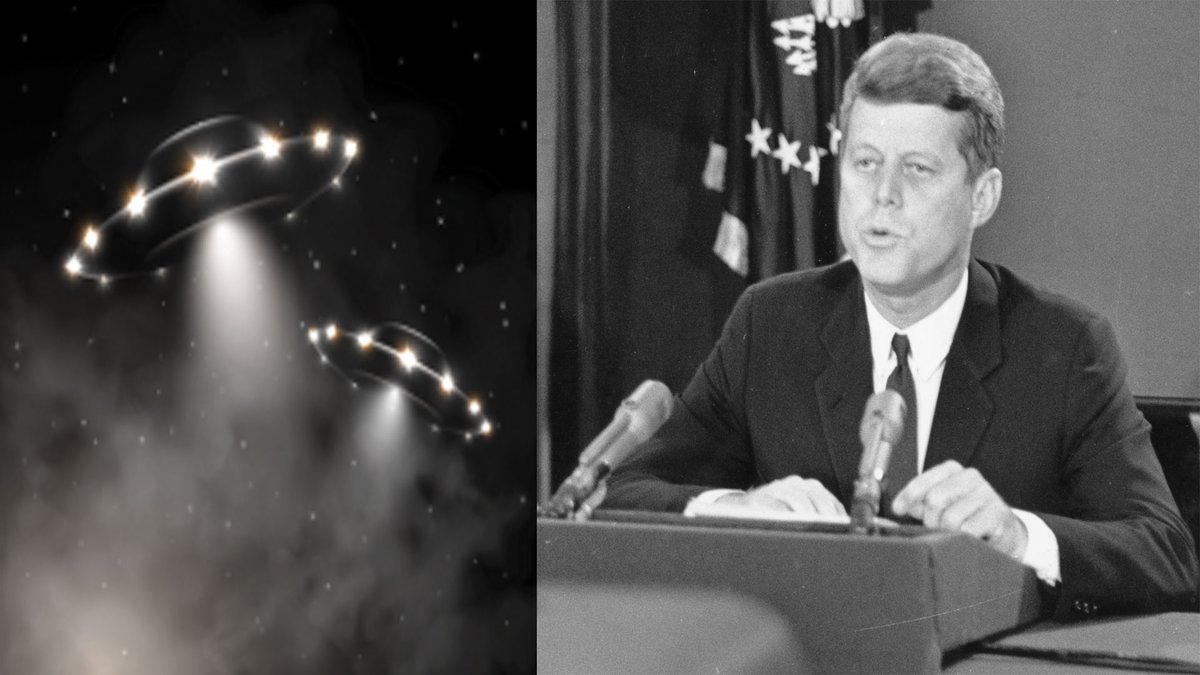 WatangOficial's tweet photo. El #2Junio del 2015 | Anuncian unas Teorías de conspiración reales de #OVNI. Durante de la Guerra Fría El presidente de Estados Unidos John Fitzgerald Kennedy le preocupaba que apareciera un #OVNI en la Unión Soviética. https://t.co/dUf05xr5w0
