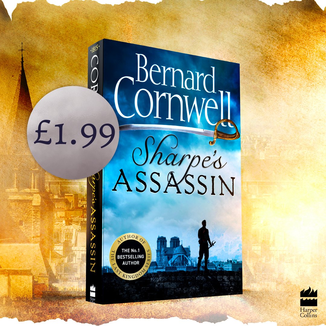 Perfect reading for the long weekend - don't miss out! ⚔ For a limited time, #SharpesAssassin by global bestseller @BernardCornwell is just £1.99 on ebook. Get your copy here: smarturl.it/SharpesAssassi…