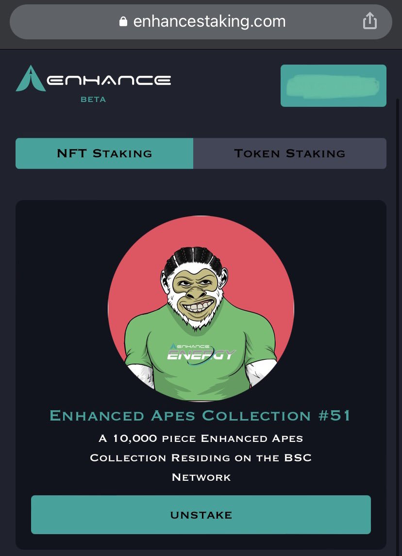 MetaverseJosh's tweet photo. And…. We’re 🥩 ‘d!

You can now stake your #EnhanceToken or #EnhancedApes on https://t.co/ZkZrb5Fmqd! 

#EnhanceStaking https://t.co/CqA4xSw9Y1