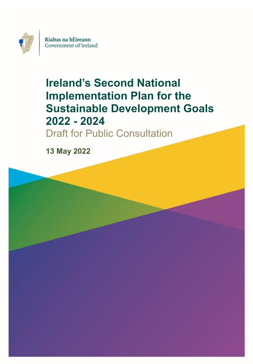 As @UN #YouthDelegate I was delighted to present a response to 🇮🇪 2nd National Implementation Plan for the #SDGs specifically focusing on youth engagement in Ireland 🗣️ 
@UNYouthIRL