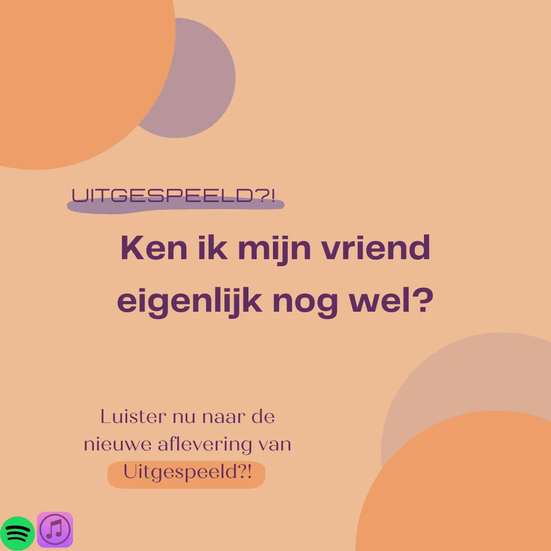 Heb jij al geluisterd naar de nieuwe aflevering van Uitgespeeld?
Nu te beluisteren op Spotify en Itunes!