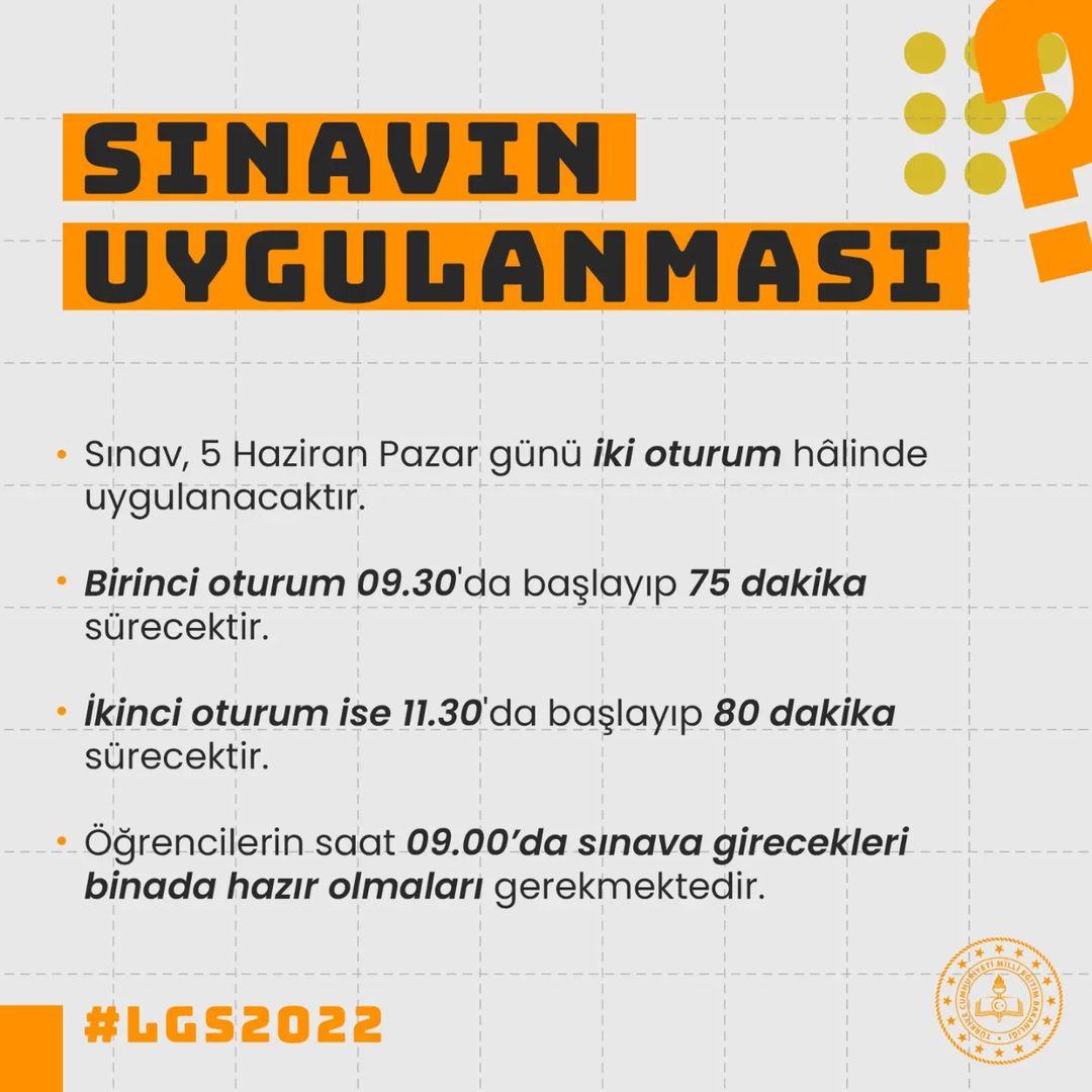BakirkoyMEM's tweet photo. 📢 5 Haziran’da Yapılacak LGS 2022 Merkezî Sınava İlişkin Soru ve Cevaplar📝

@tcmeb @istanbulilmem @memleventyazici @cepni6144

#LGS2022👇 https://t.co/81XScS13QJ