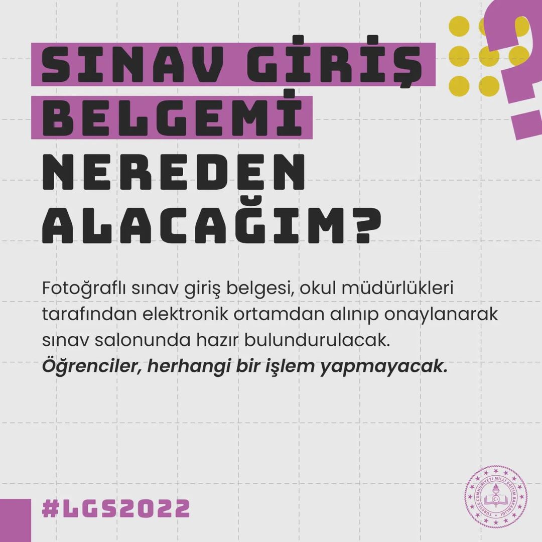 BakirkoyMEM's tweet photo. 📢 5 Haziran’da Yapılacak LGS 2022 Merkezî Sınava İlişkin Soru ve Cevaplar📝

@tcmeb @istanbulilmem @memleventyazici @cepni6144

#LGS2022👇 https://t.co/81XScS13QJ