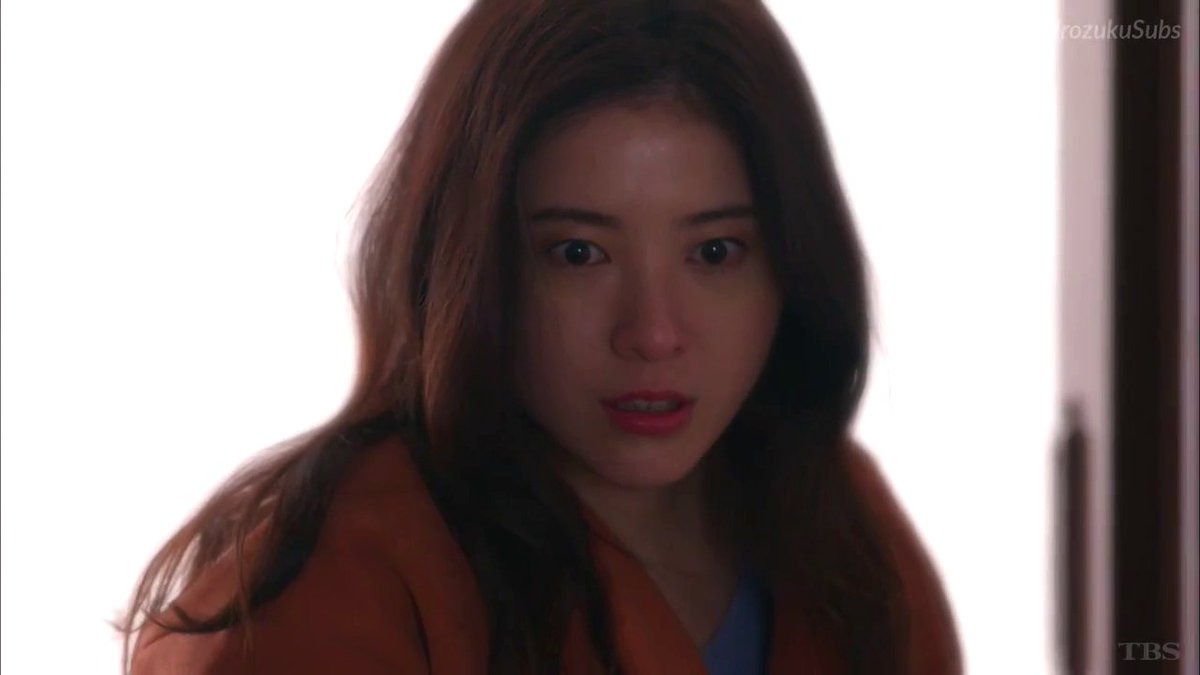 dasucchi's tweet photo. iirc, it was Arai P who said this - that Yuriko's expression during this scene in Watashi, Teiji de Kaerimasu was what made her want to cast her in a suspense (love) story work. If I had to guess, she's talking about these exact ones and they remind me of those she gave in Saiai https://t.co/BZkUMRfZPD