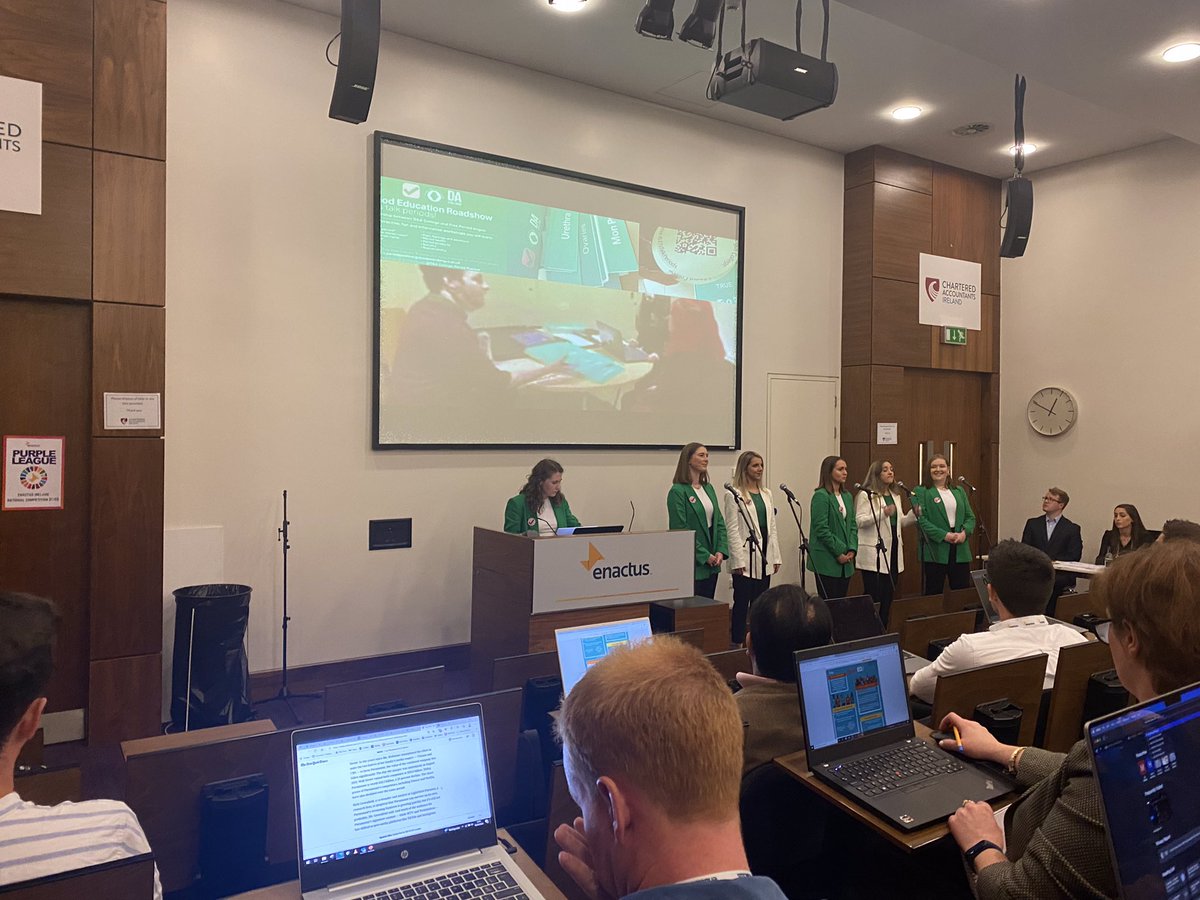 Enactus Ireland - Inactive (@enactusireland) on Twitter photo And the final team to present in the Purple League is <a href="/ULEnactus/">Enactus UL</a> with their projects <a href="/UlSpark/">SparkED UL</a> & <a href="/AnytimeMonth/">Anytime of the Month</a>! #EnactusIRE22 #WeAllWin And the final team to present in the Purple League is <a href="/ULEnactus/">Enactus UL</a> with their projects <a href="/UlSpark/">SparkED UL</a> & <a href="/AnytimeMonth/">Anytime of the Month</a>! #EnactusIRE22 #WeAllWin