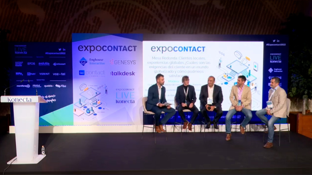Cerramos la jornada matinal de #expocontact con la mesa redonda Clientes locales, experiencias globales. ¿Cuáles son las exigencias del cliente en un mundo globalizado y cómo podemos satisfacerlas? ¡Volvemos a las 16.00!