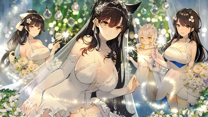 #アズールレーン 
5周年誓约♥ 