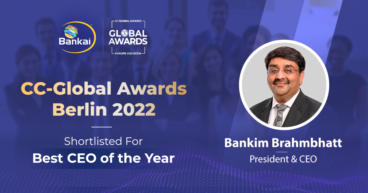 Bankai_Group's tweet photo. With incredible pleasure, we announce that our President & CEO, Mr. Bankim Brahmbhatt, has been shortlisted for the CEO of the year award at the CC Global Awards Berlin 2022.
#leadership #ceo #bestceo #berlin #awards #voip #telecom #ccglobal https://t.co/Xfv0VDFArL
