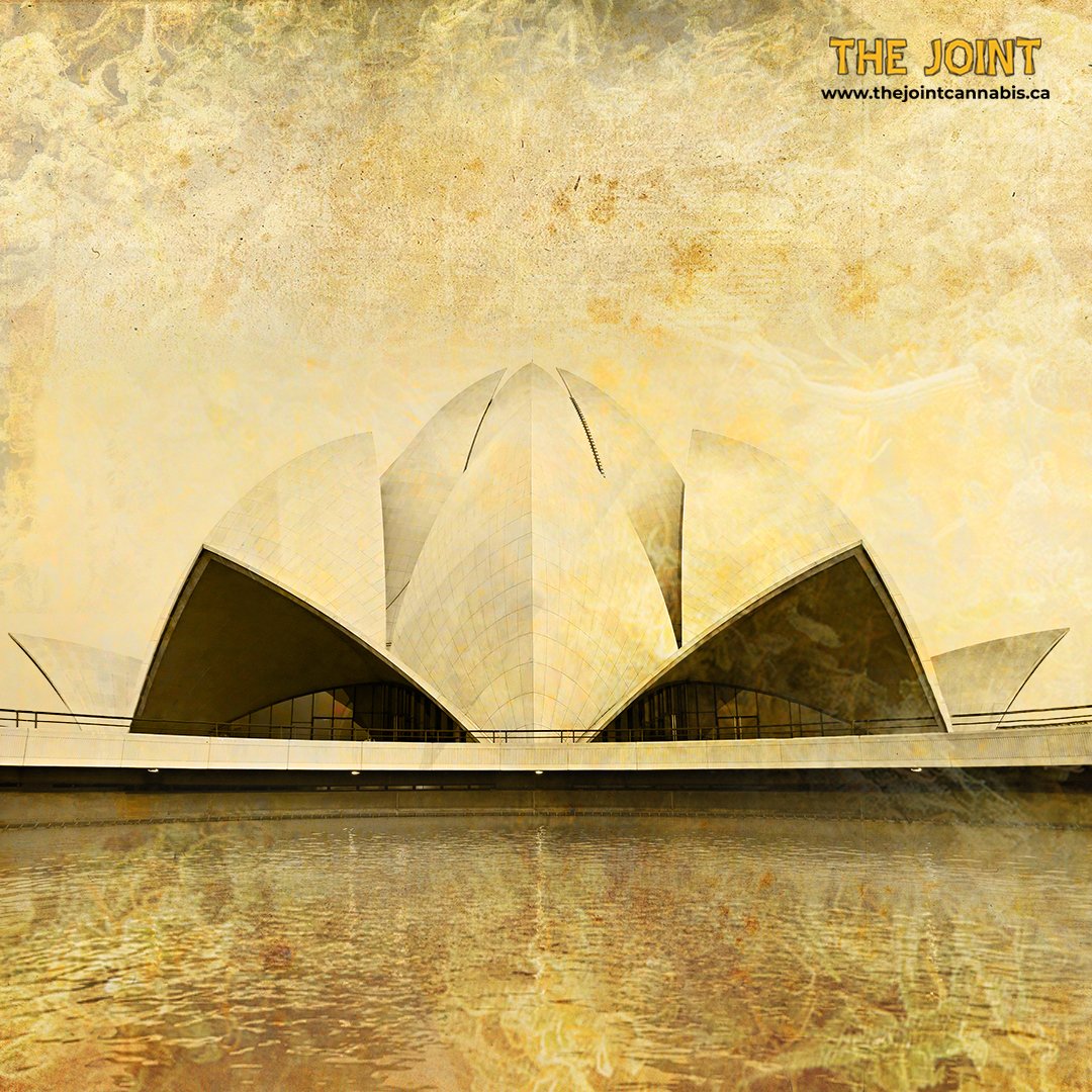 TheJointCanna's tweet photo. The Lotus Temple in New Delhi, India is one of the most visited places in the world which symbolizes a lotus flower with nine sides and 27 marble petals that are arranged in groups of three 🌸🏞 

#lotustemple #newdelhi #india #nugart #cannabisnugs #canabis https://t.co/jjjv1mOIfx