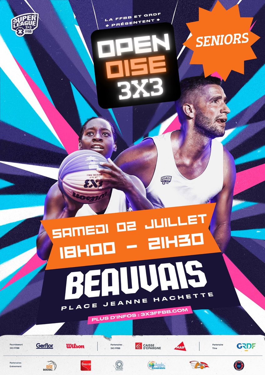 Choisissez votre catégorie et inscrivez votre équipes aux tournois de Beauvais <a href="/3x3Ffbb/">3x3 FFBB</a> #3x3