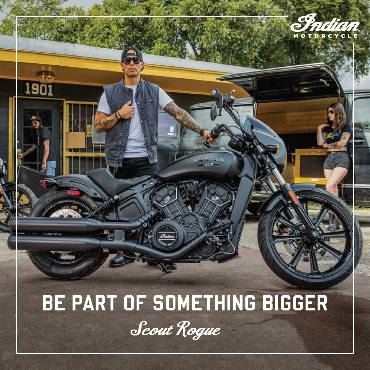 IndianMotorIND's tweet photo. With modern inspired style and amenities, the Scout Rogue brings a new spirit to the Scout lineup. 
-
#indianmotorcycleindia #ScoutRogue #indianscout #premiummotorcycle  #highwaycrusing #powerfulmachine #luxuryrides #ridesafe #indianmotorcycle #superbikes https://t.co/LaqeIbNB1i