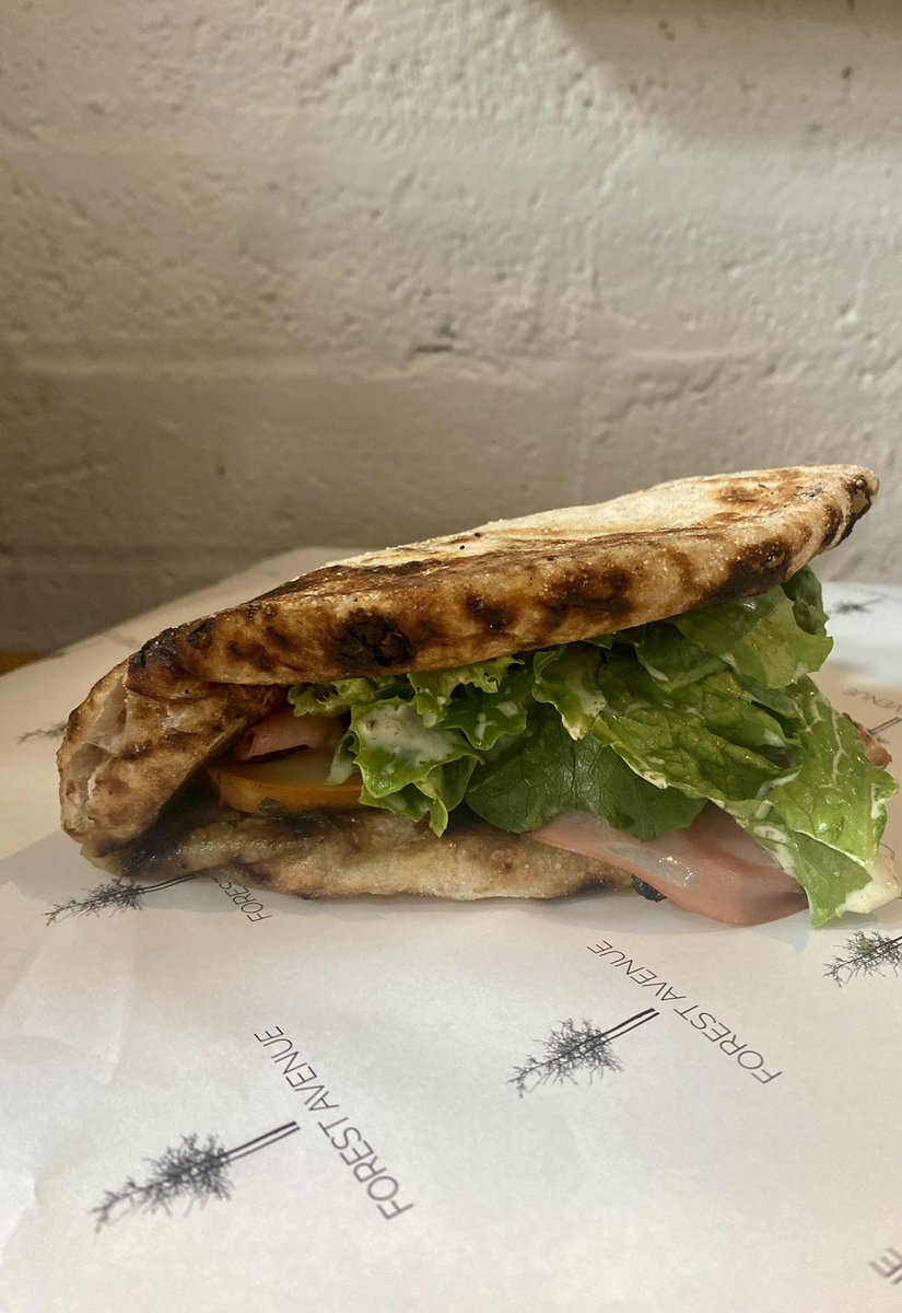 New to our deli counter today
Pizza sandwich with Scamorza &amp; Mortadella. Inspired by the Neapolitan Panuozzo