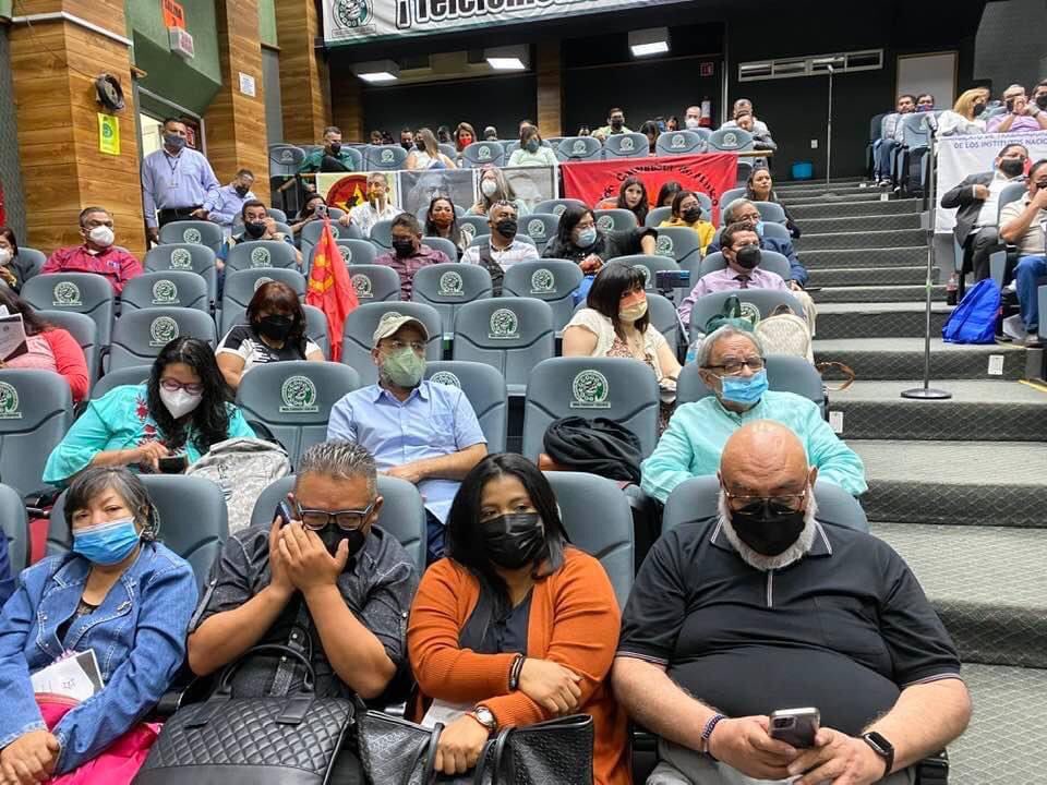 cuartosol's tweet photo. El @SutiemsOrg presente en la IX Asamblea Nacional Ordinaria del Frente Amplio Social Unitario (#FASU) y en el III Congreso Nacional Ordinario del Encuentro Nacional de Dirigentes (#ENADI) realizado el miércoles 1 de junio de 2022, en el Auditorio del @TelefonistaSTRM https://t.co/aAjiYJVToh