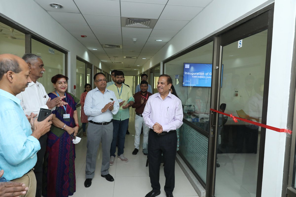 nihrjodhpur's tweet photo. #GIS Lab of the @niirncdjodhpur inaugurated by Dr. Samiran Panda, Addl. DG, @ICMRDELHI, Prof. Arun Kumar Sharma, Director &amp; other dignitaries during the IRIS summit (31 May 2022). 
@MoHFW_INDIA @DeptHealthRes @aiims_jodhpur 
#IRIS2020 #niirncdjodhpur #AzadiKaAmritMahotsav https://t.co/vWaaw6xLxq