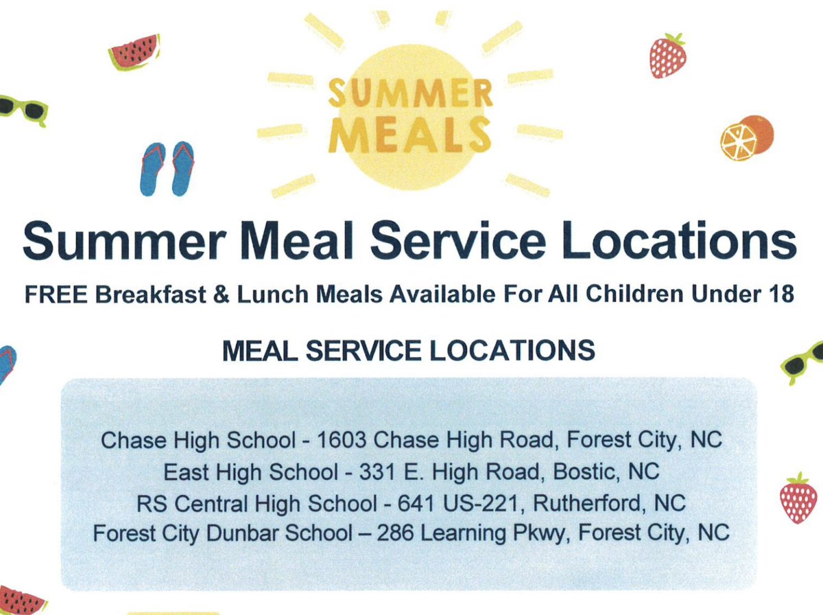 RCS Announces Summer Meal Service - Rutherford County Schools will offer free breakfast and lunch service for all children 18 and under. edl.io/n1621809