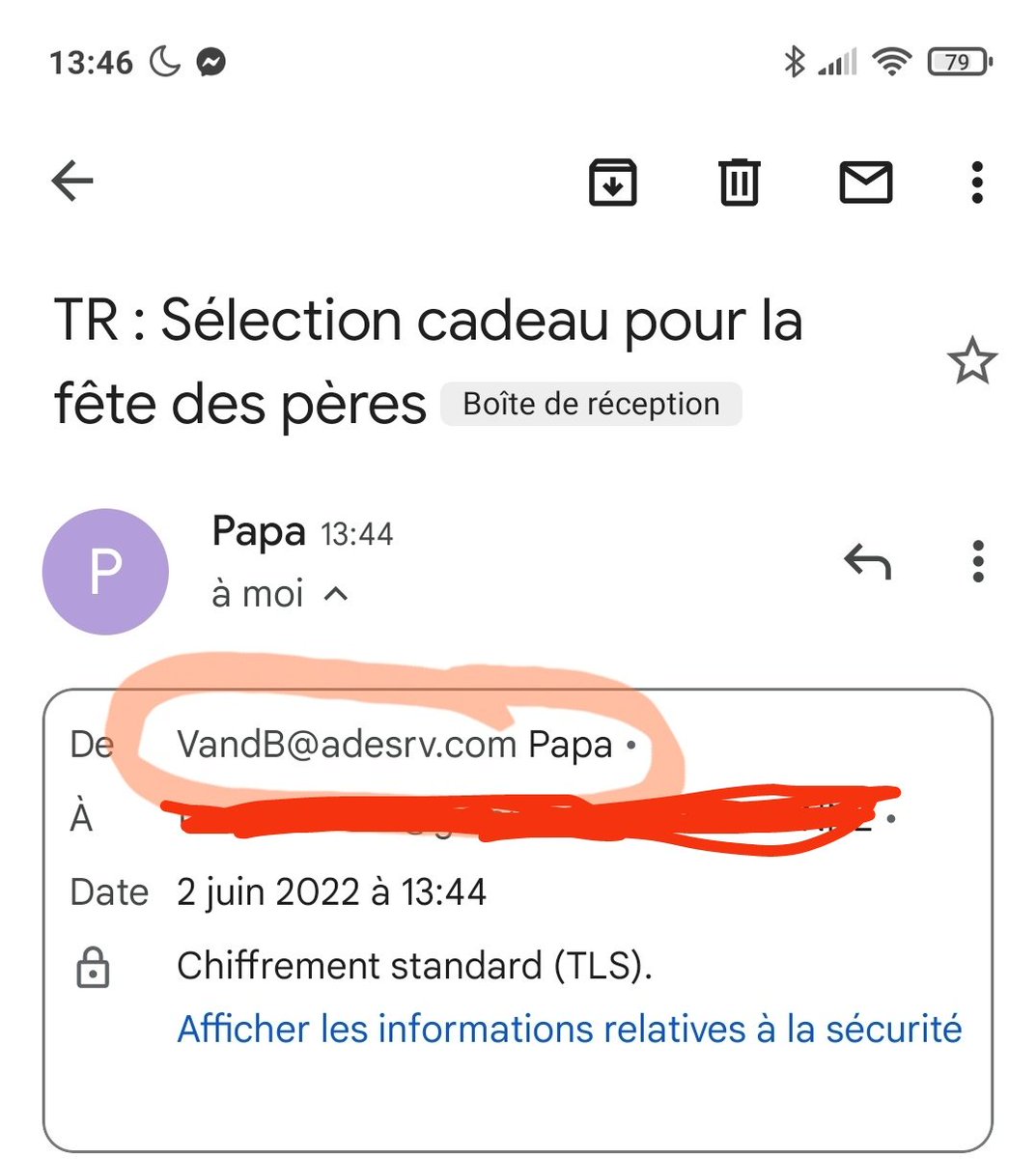 Swill_PH's tweet photo. .@VandBOfficiel  c'est normal ce genre de pratique pour vendre ? Se faire passer pour quelqu'un de la famille par mail ... C'est limite légal nan ? #VandB https://t.co/8HrD2iLMKc