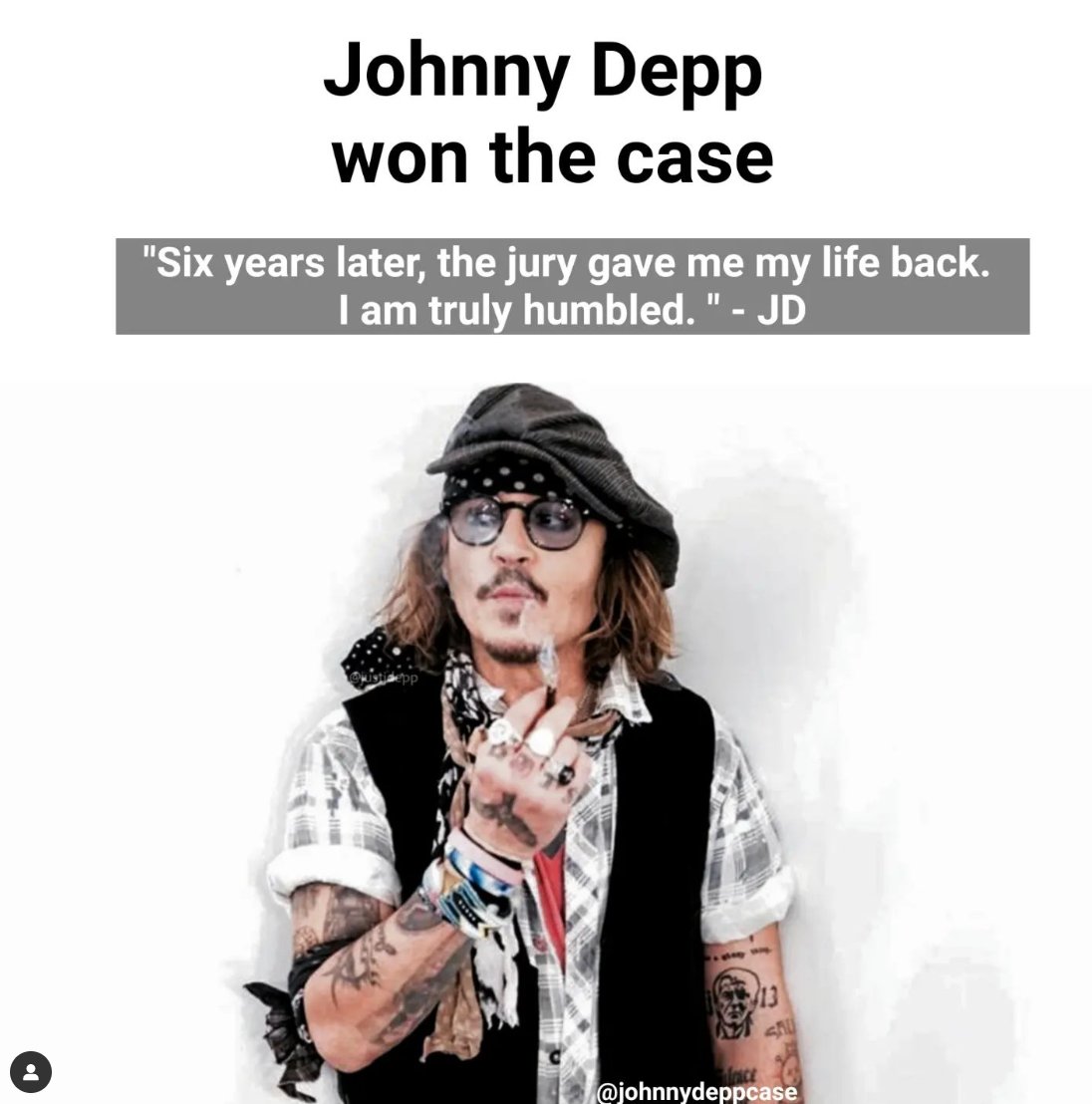 Today is a great day for #domesticviolenceagainstmen. Let’s hope that this is the start to positive change and mass awareness of an issue that’s more commonplace than many realise. 
#justicefordepp #mentalhealth #mentalhealthawareness #abusehasnogender #JusticeForJohhnyDepp