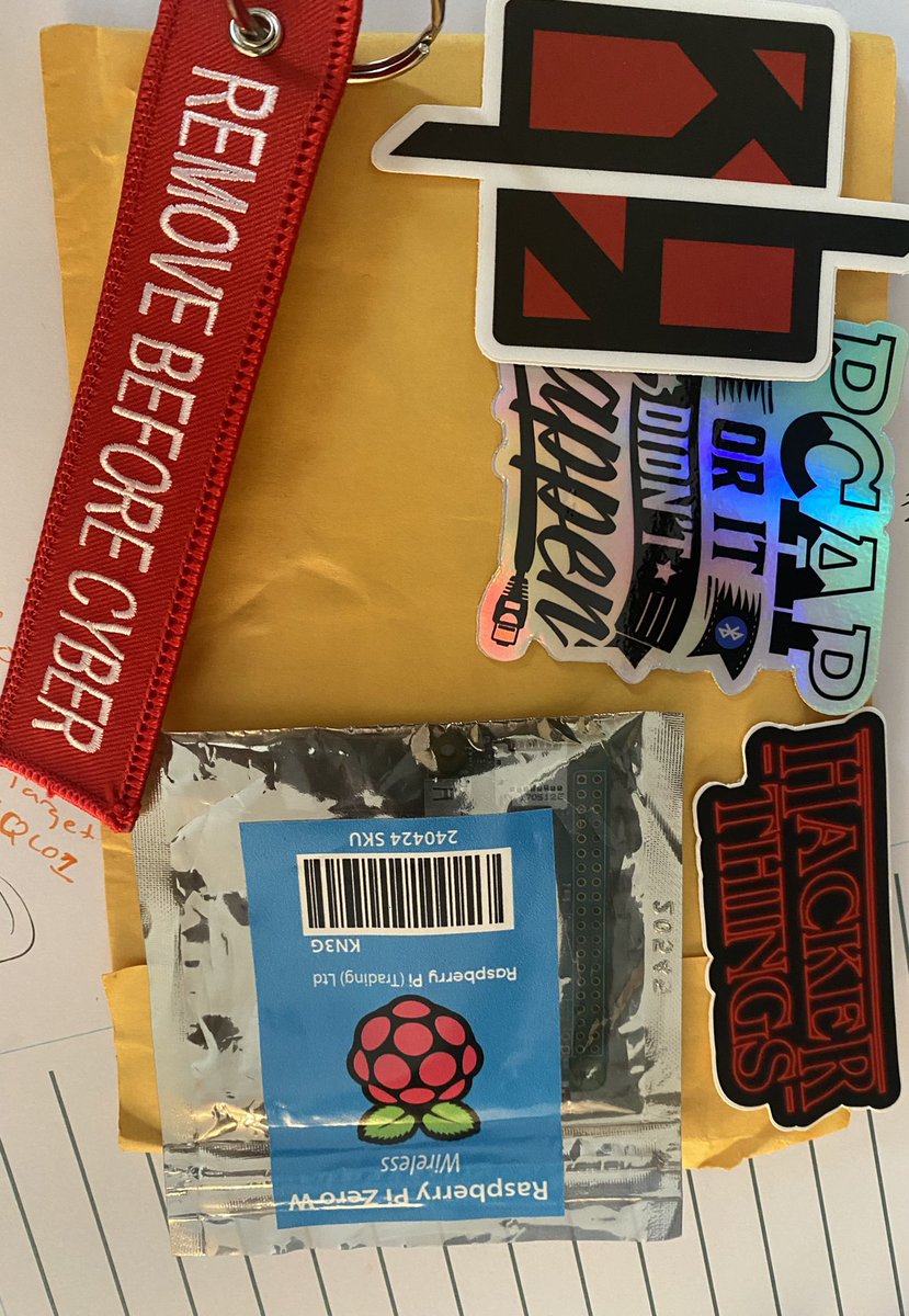 UnitCrtl's tweet photo. @hackmethod @redorhcal77 @xaeroborg Look what came through the post  

Thanks @hackmethod 👊🏾 https://t.co/SA7s3auC3X