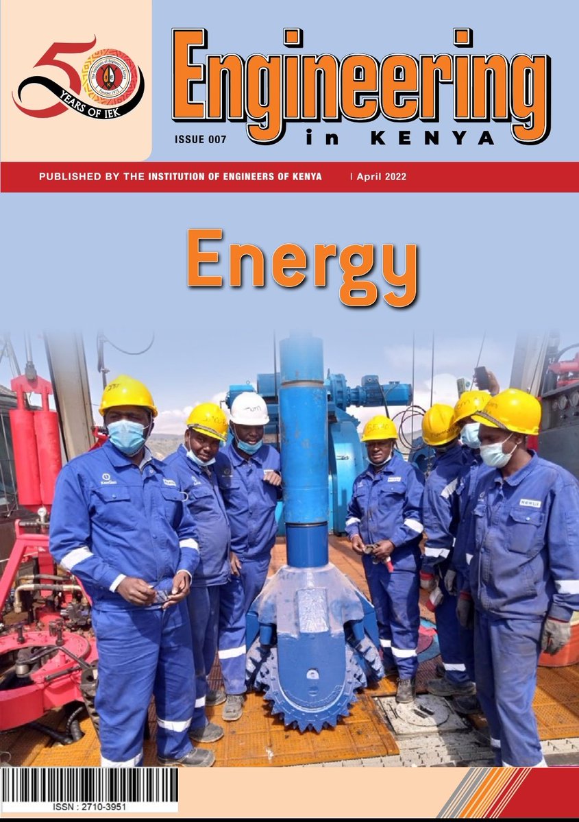 TheIEK's tweet photo. Issue 7 of the Engineering in Kenya magazine is out!
Have you got your copy yet?
#EngineeringInKenyaMagazine
#IEKAt50 
@EngineersBoard https://t.co/tqTNQIhXGV