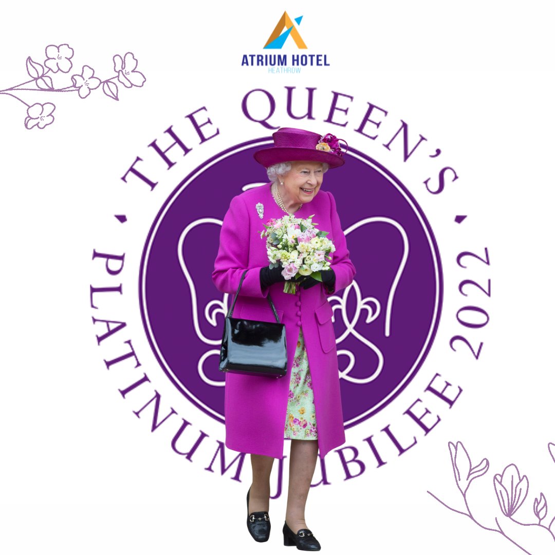 At Atrium Hotel, we wish a warm congratulations to Her Majesty The Queen on her 70-year reign. Thank you for your inspirational 70 years of service! 

Happy Platinum Jubilee Weekend everyone. 👑

#platinumjubilee #jubileeweekend #london