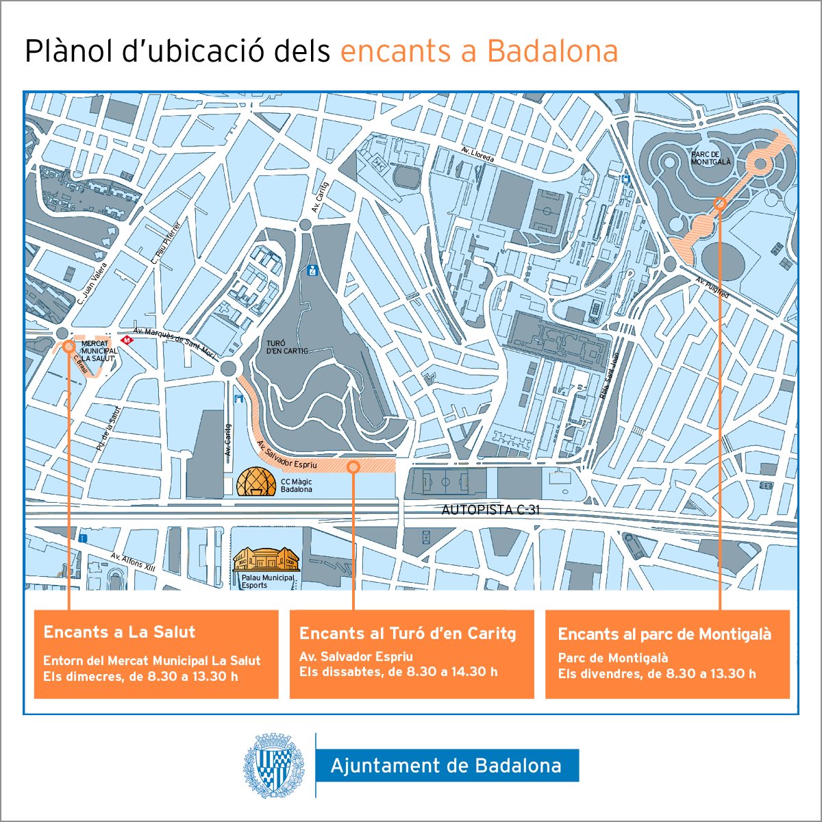 ComercBDN's tweet photo. Mercats Municipals, Encants, i què més...? COMERÇ, COMERÇ I MÉS COMERÇ!
#Badalona #bdn #femproximitatbdn #comercbdn https://t.co/2E74Zs0CfJ