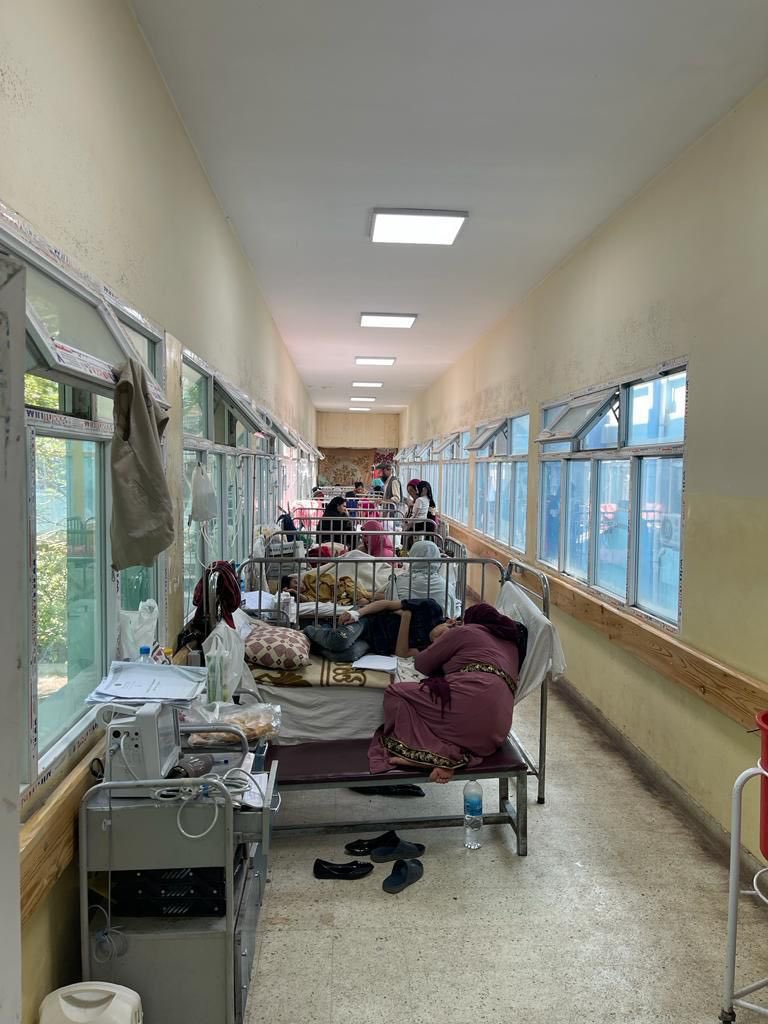 SharmaKadambini's tweet photo. Indian delegation in Kabul led by JS (PAI) JP Singh visiting Indira Gandhi Institute of Child Health there. First official visit by Indian officials  post Taliban takeover of Afghanistan. https://t.co/mGsTSOO6vr