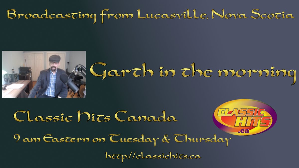 ClassicHitsCan's tweet photo. Take a break from watching the Queen's Platinum Jubilee and join Garth at 9am Eastern/10am Atlantic on https://t.co/AW1IndF4GZ. Great music, and great times. The request line is open now. https://t.co/j9v8vAw6fm